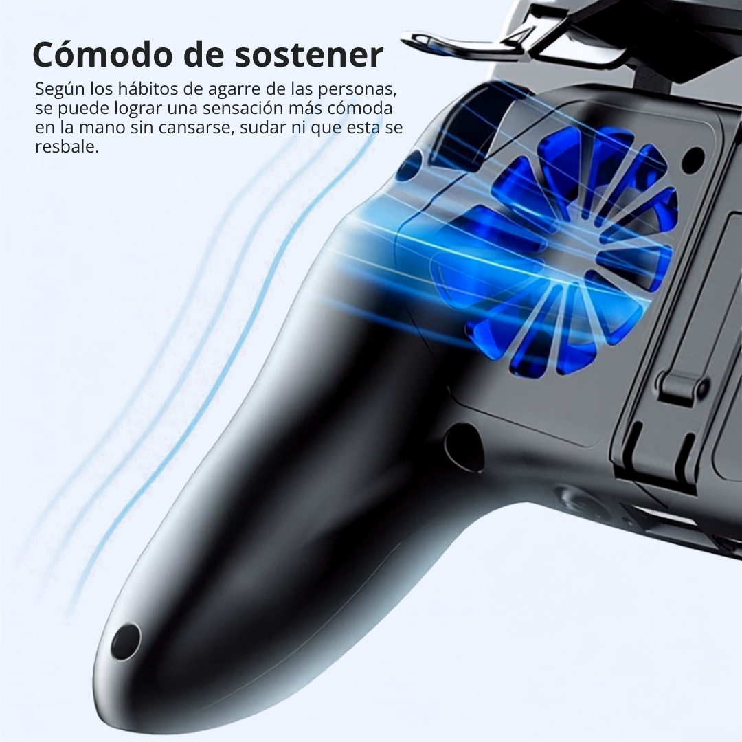 🎮 Vortexpad H10 con Enfriador Dual y Gatillos para Móvil (iOS / Android)