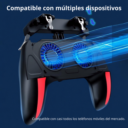 🎮 Vortexpad H10 con Enfriador Dual y Gatillos para Móvil (iOS / Android)