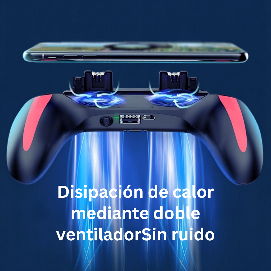🎮 Vortexpad H10 con Enfriador Dual y Gatillos para Móvil (iOS / Android)